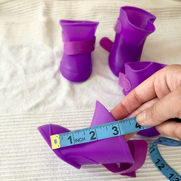 Petstore Waterproof Anti-slip Rain Booties Rubber Dog Shoes - Picture 5 of 10